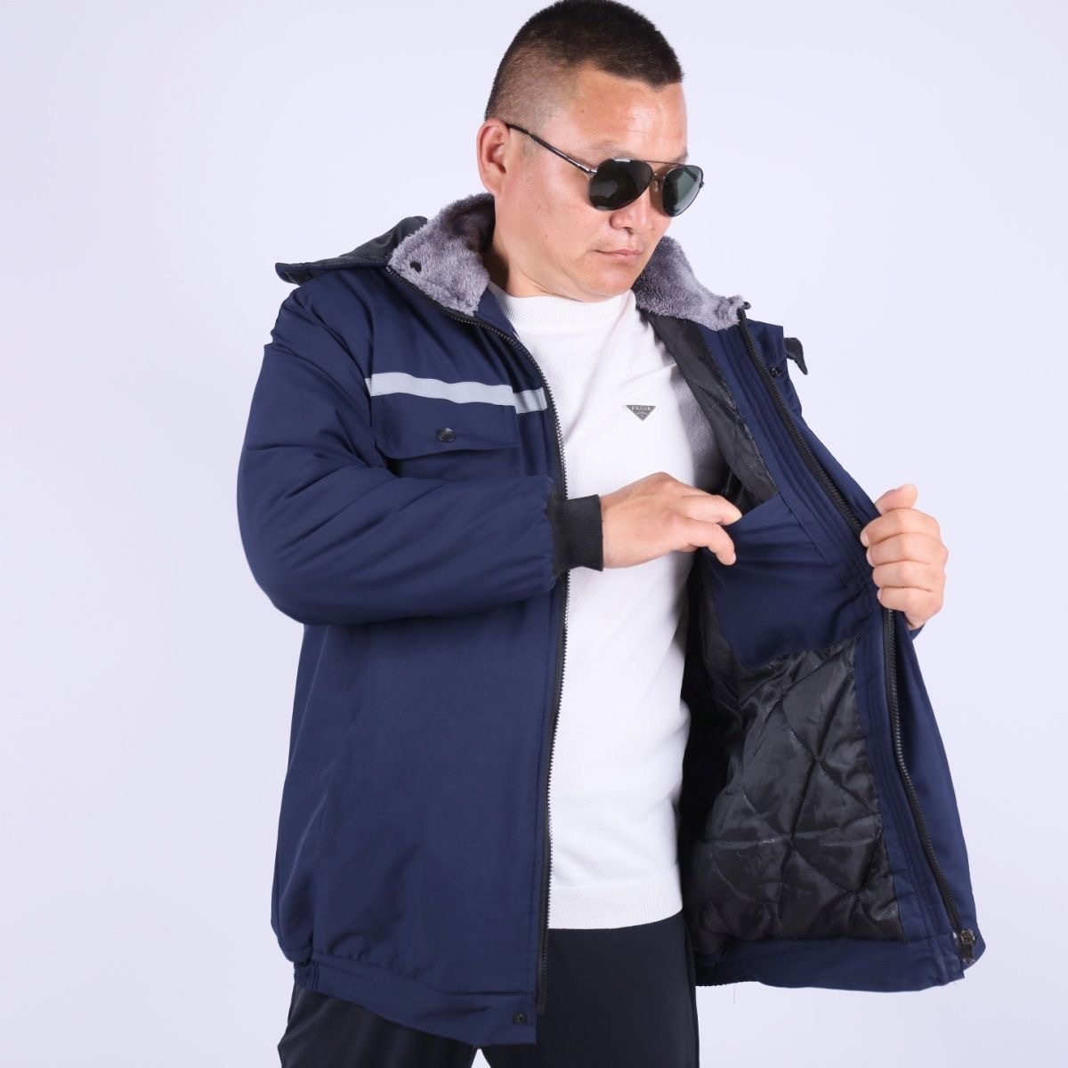 Unisex Thick Waterproof Winter Work Jacket (6)