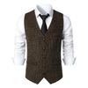 Herren Vintage gestreifte Fr&uuml;hlings-Sommer-Anzugweste