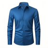 Mens Plus Size Solid Iron Free Dress Shirt
