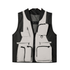 Unisex Printable Breathable Flap Pocket Work Vest
