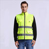 Unisex Zipper Multi Pocket Hi Vis Safety Vest