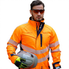 Mens Hi Vis Polyester Electrical Work Jacket