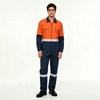 Mens Custom Heavy Duty Hi Vis Work Coverall