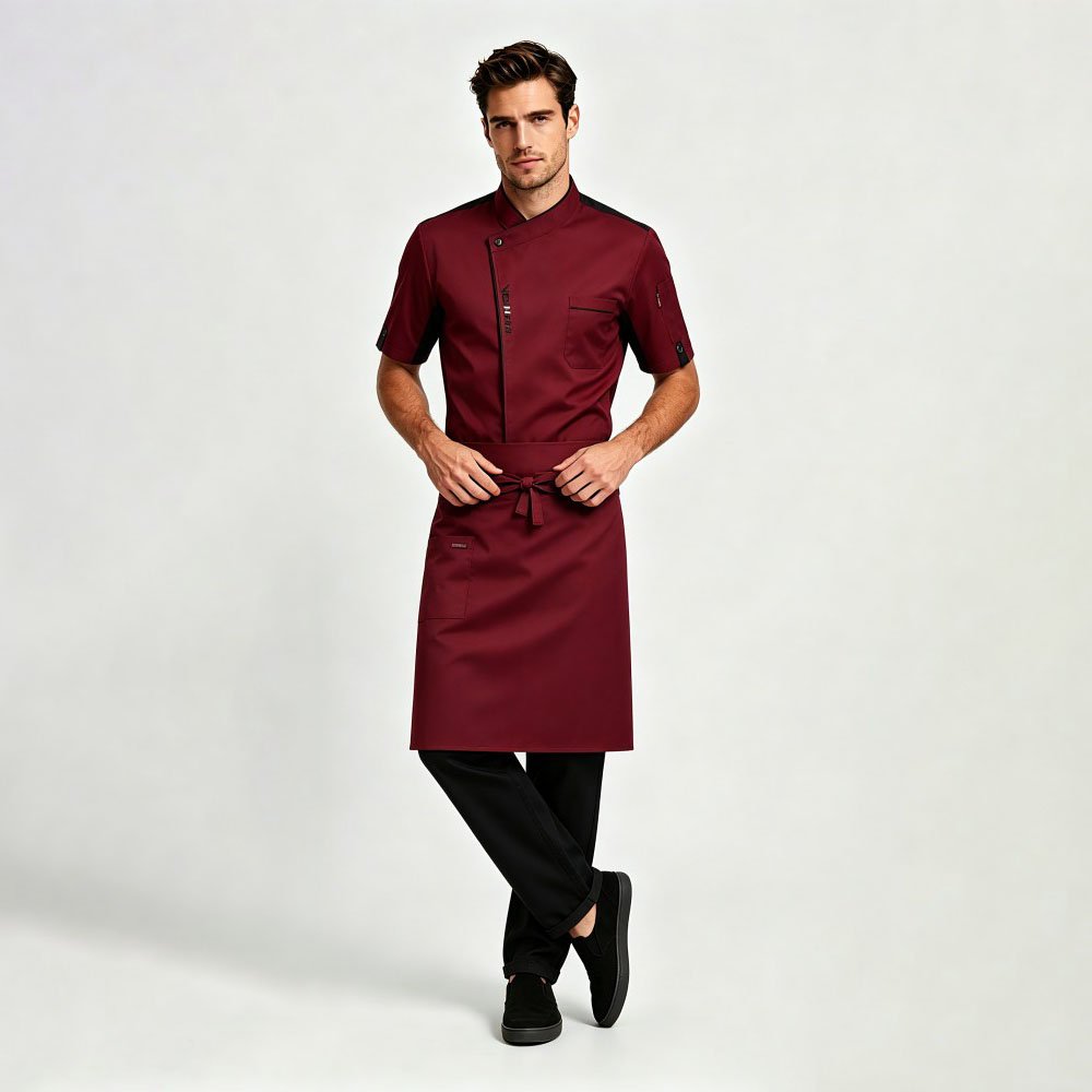 Summer Breathable Short Sleeve Chef Coat