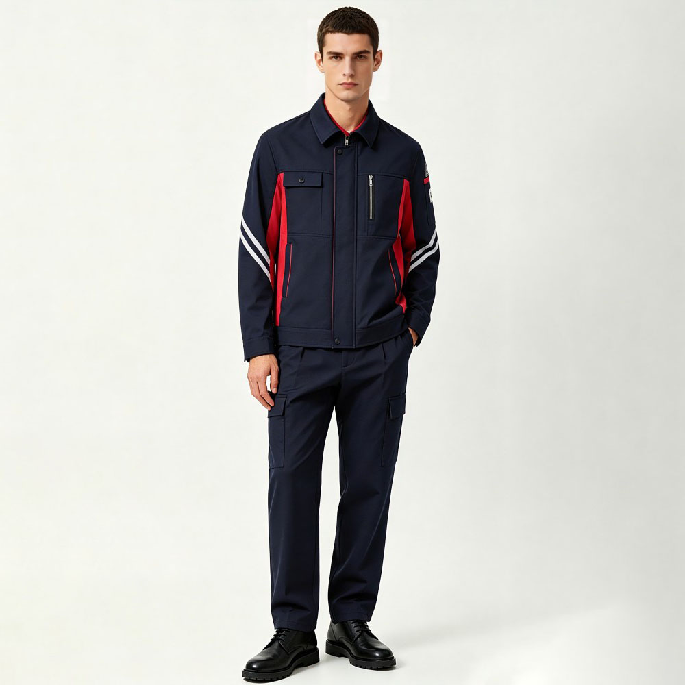 Color Block Anti Static Workwear Set