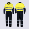 Mens Summer Cotton Hi Vis Work Coveralls