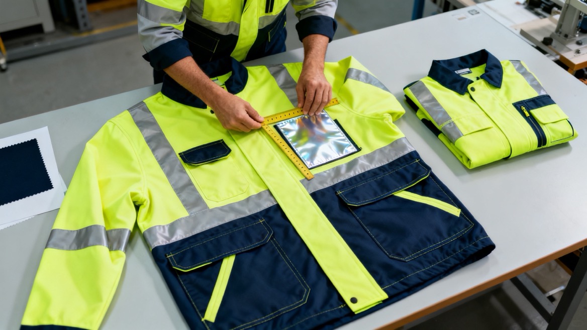 High Visibility Workwear Detail Inspection High Visibility Workwear Detail Inspection