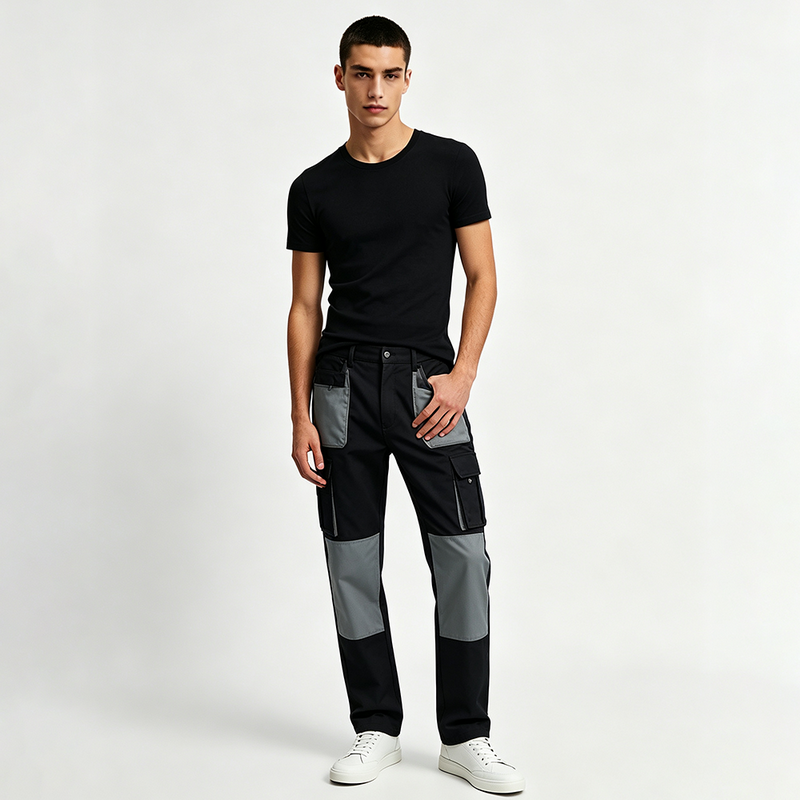 Pantalones de trabajo ligeros y holgados para hombre, primavera y oto&ntilde;o