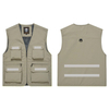 Fluorescent Work Vest with 3D Pockets