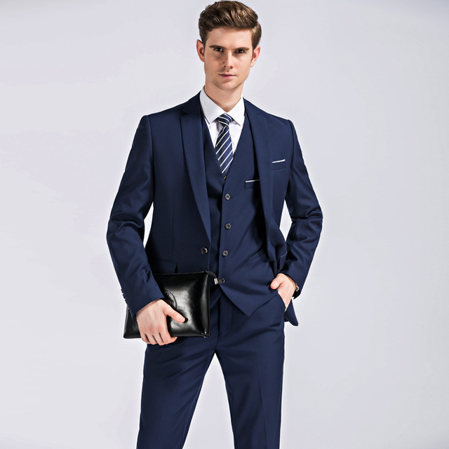 Men's Fashion Business 3 Piece Suit Set