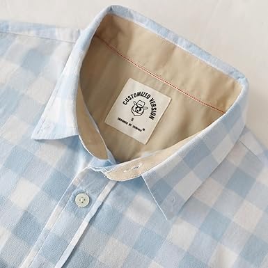 Cotton Flannel Checked Pocket Mens Shirt (10)