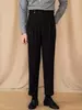 British Retro Pleated Mens Suit Trousers