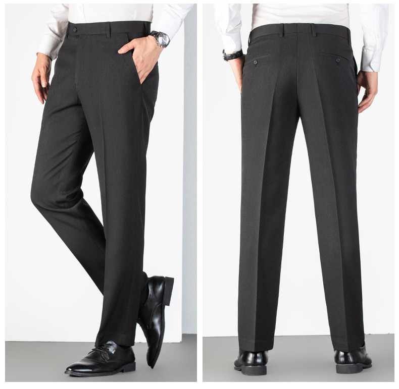 Autumn Winter Easy Care Business Dress Pants (1)