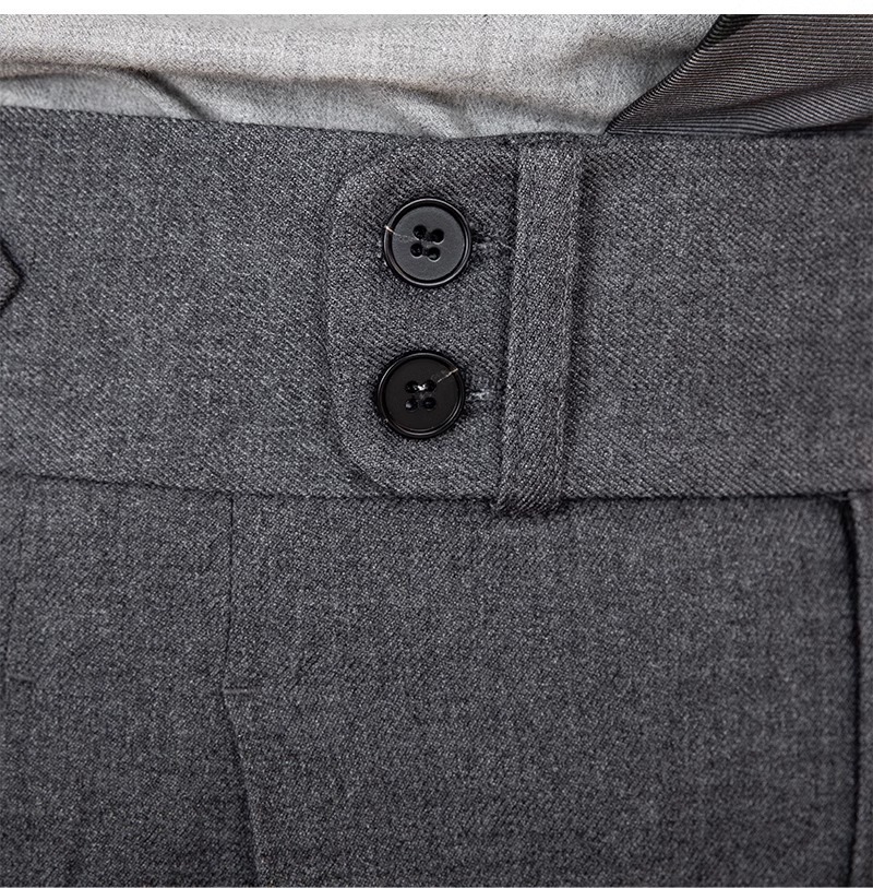 British Retro Pleated Mens Suit Trousers (3)