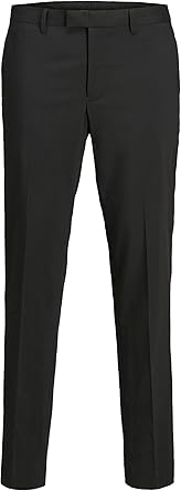 Mens Flat Front Dress Pants Formal Work Trousers