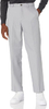 Mens Classic Flat Front Adjustable Waist Suit Pants
