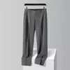 Spring Wrinkle Resistant Flat Front Dress Pants