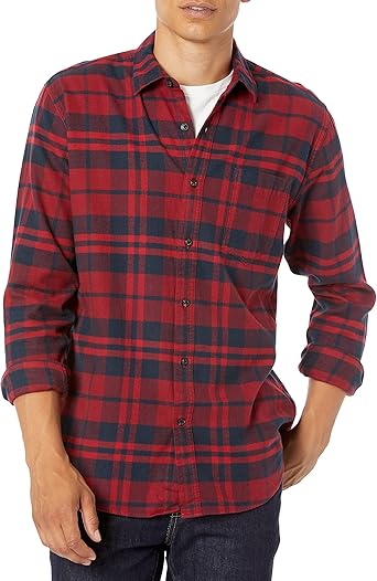 Mens Long Sleeve Flannel Shirt (12)