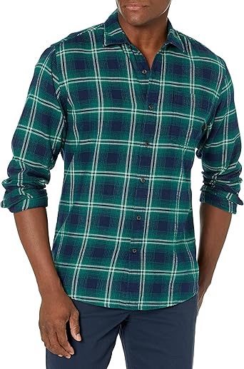 Mens Long Sleeve Flannel Shirt (4)