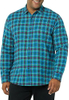 Mens Slim Fit Business Casual Flannel Shirt
