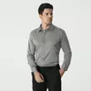 Solid Color Business Casual Mens Shirt