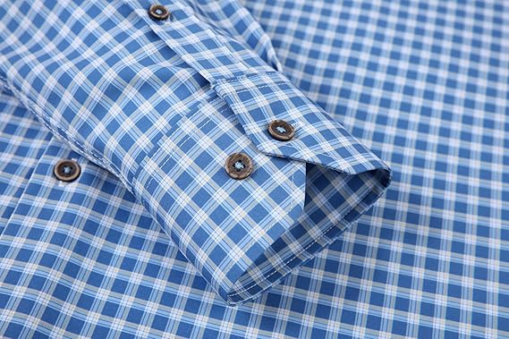 Mens Printed Stretch Wrinkle Resistant Business Shirt (4)