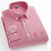 Mens Spring Autumn Cotton Oxford Casual Shirt
