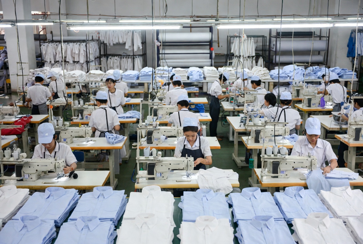 China Work Shirt Manufacturing Cluster