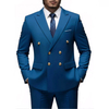 Men's Double-Breasted Two-Piece Set - Smart Casual And Business Formal