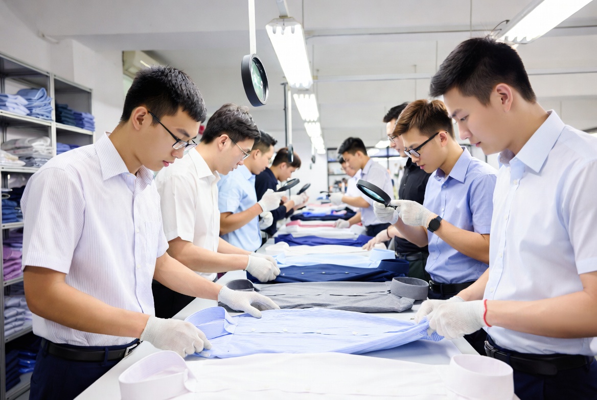 Shirt QC Inspection Process