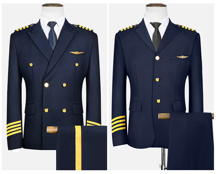 Mens Pilot Security Guard Winter Work Suit (4)