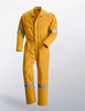 Mens Breathable Cotton Reflective Work Coveralls