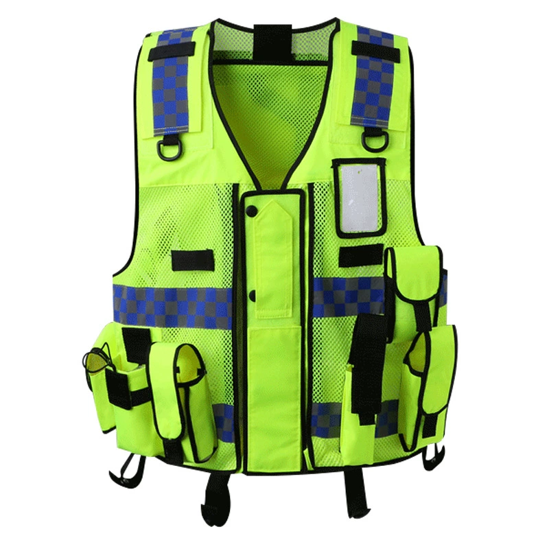 High Vis Mesh Breathable Traffic Safety Vest