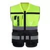 High Vis Reflective Construction Safety Vest
