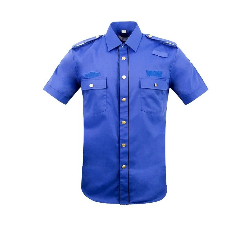 Blue Railway Security Summer Work Shirt Set (3)