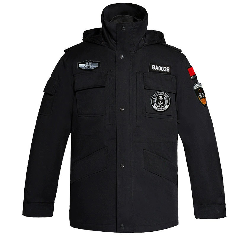 Winter Waterproof Security Guard Thick Cotton Coat