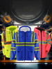 Autumn Winter High Vis Construction Work Jacket