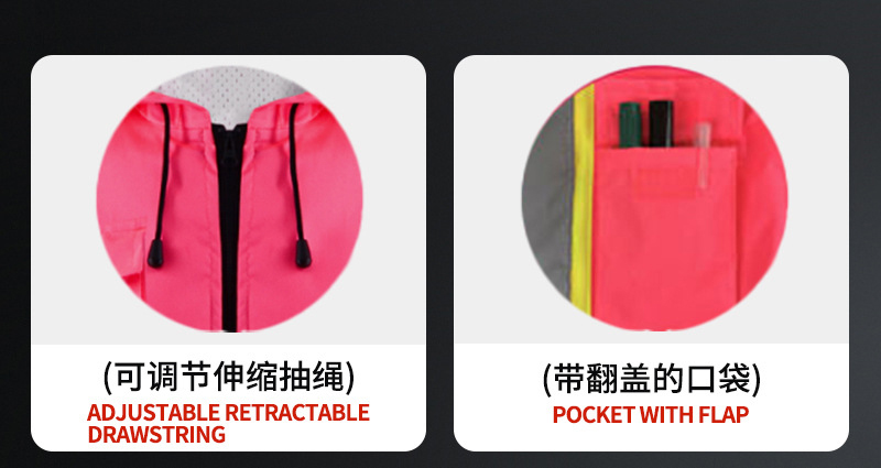 Autumn Winter High Vis Construction Work Jacket (3)