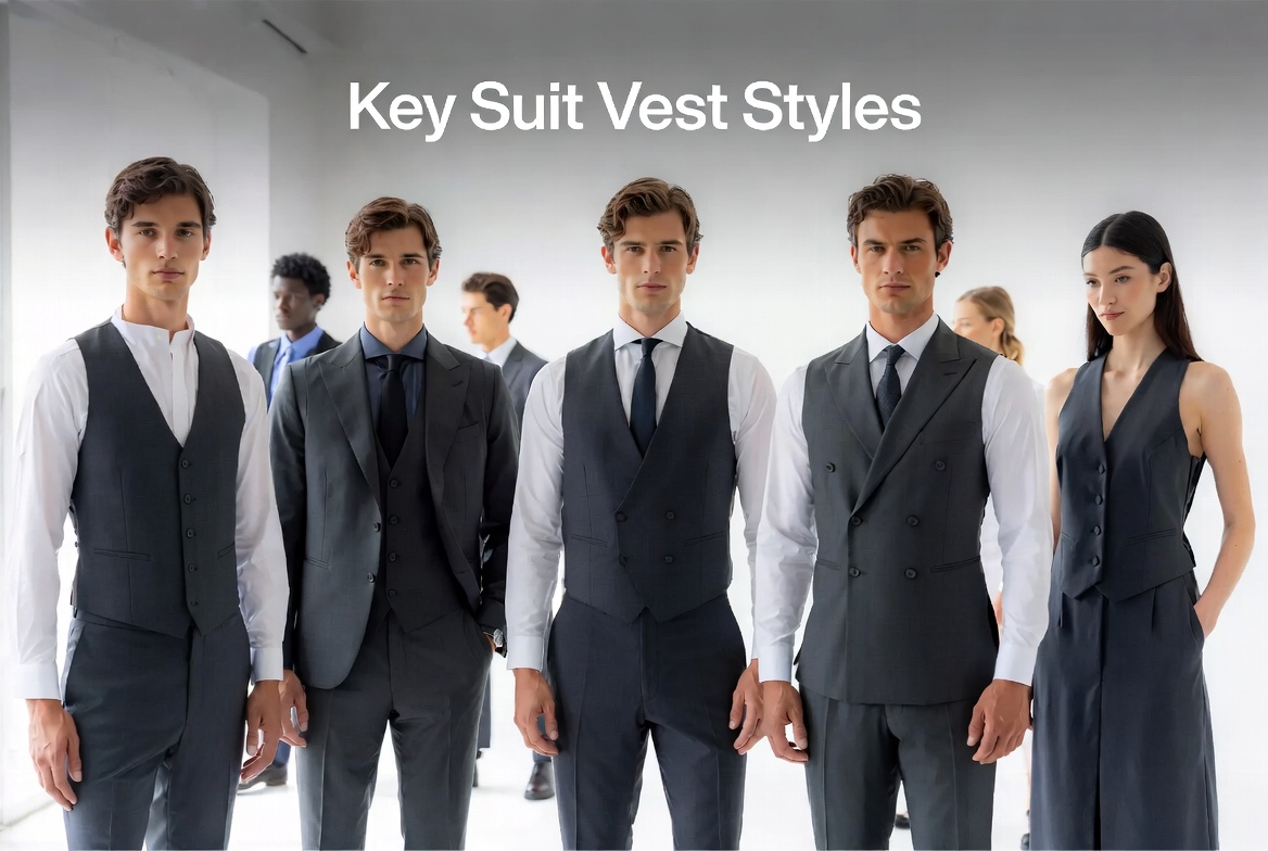 Mens And Womens Suit Vest Styles