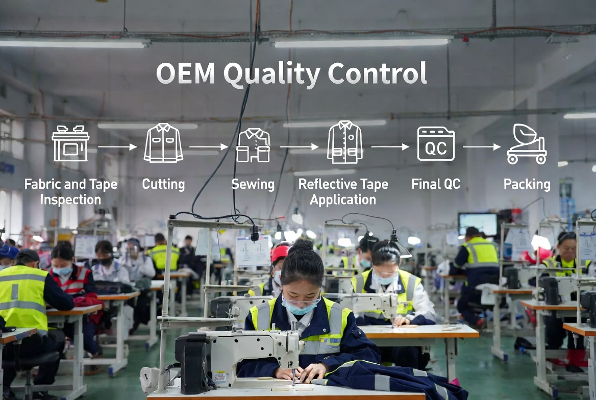 Reflective Workwear Factory Quality Flow Reflective Workwear Factory Quality Flow