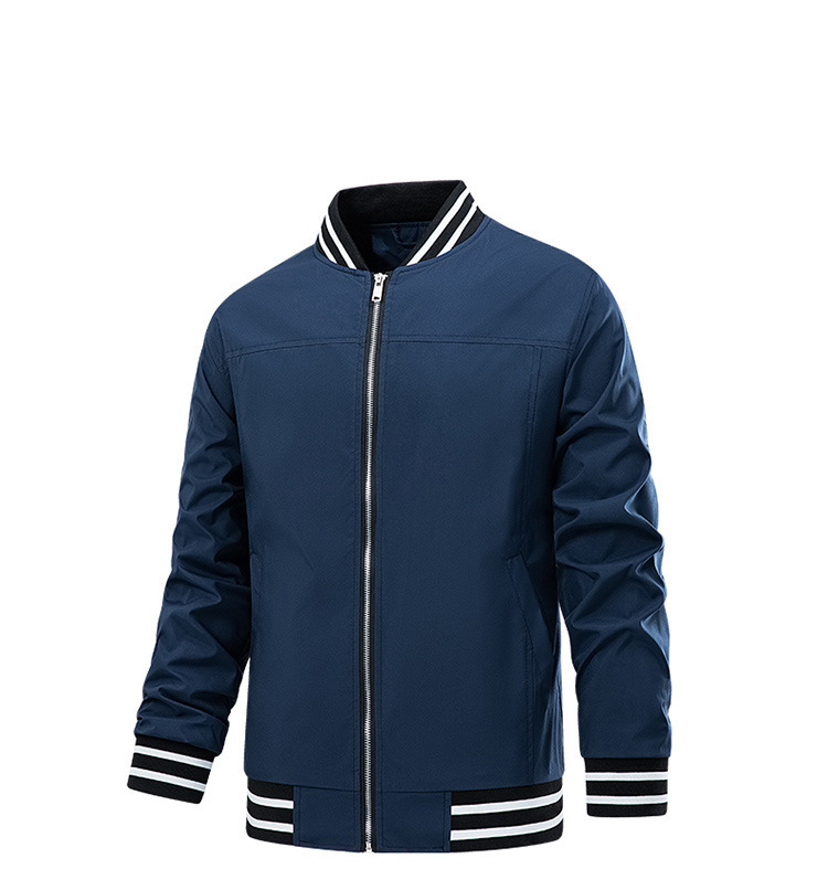 Mens Lightweight Windproof Bomber Windbreaker (2)