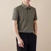Mens Cool Breathable Business Summer Polo Shirt