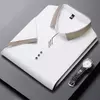 Men Summer Solid Polo Shirt Breathable Casual Wear